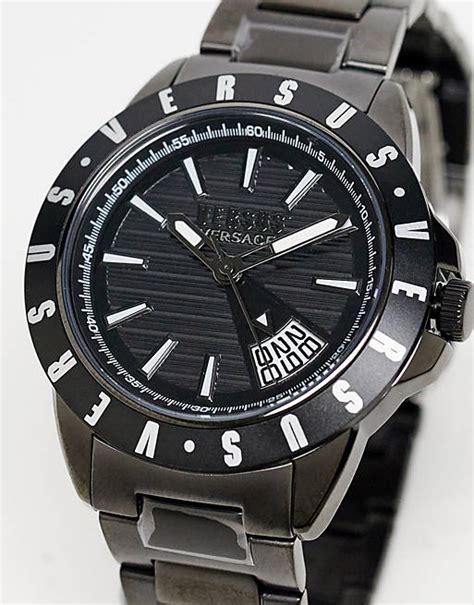 Verus Versace Arthur watch in black 